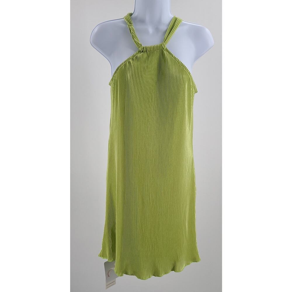 Commense halter mini dress Green women's Size Small Going out Love Island vibes